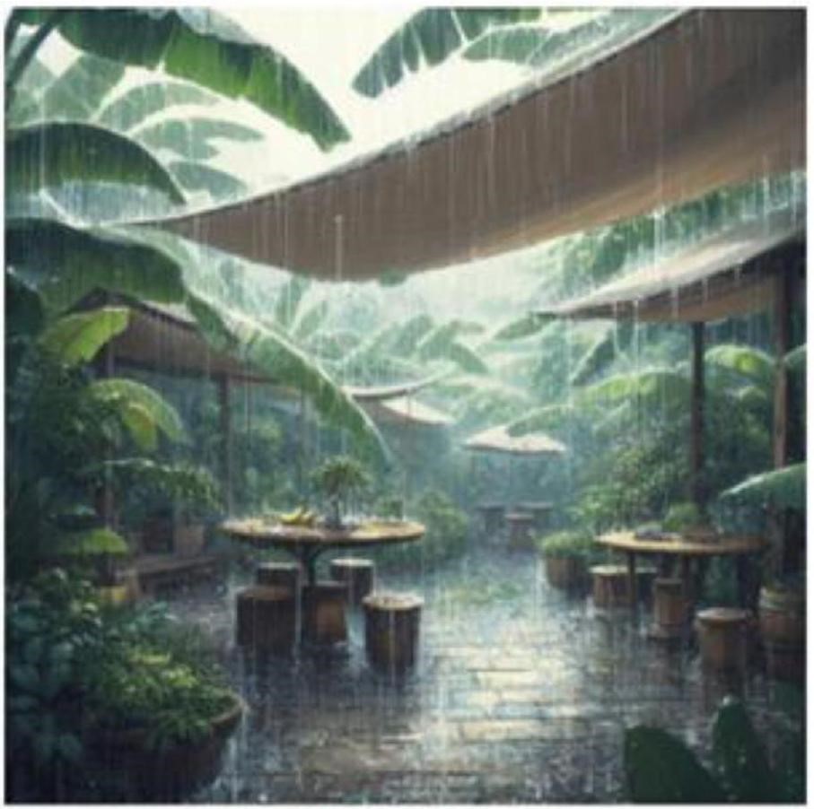 Câu nào dưới đây sử dụng biện pháp nhân hóa để mô tả bức tranh sau? (ảnh 1)