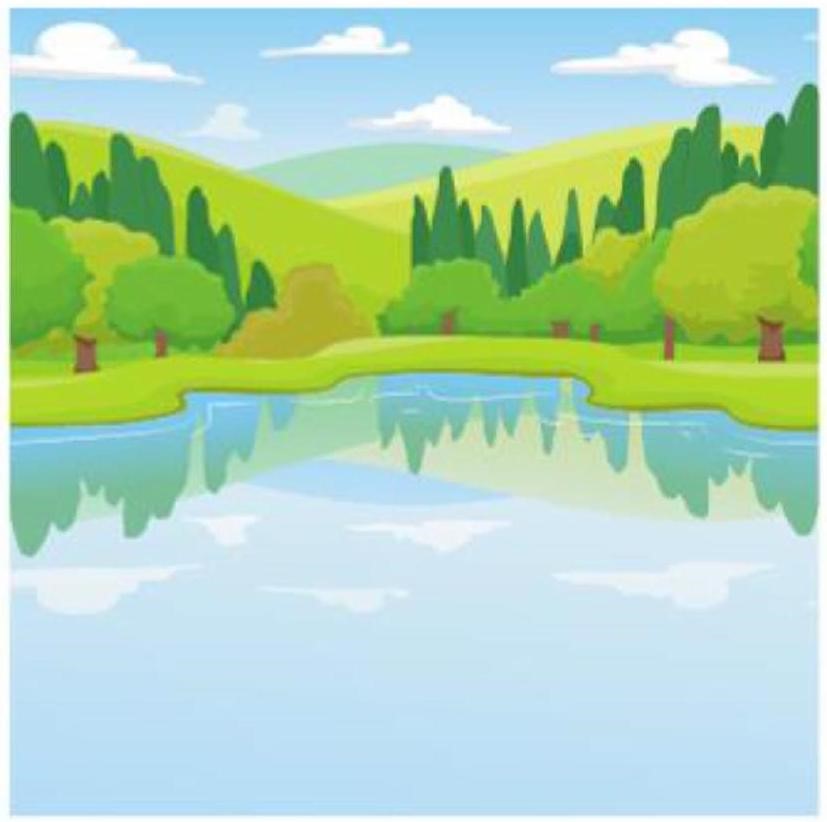 Câu nào dưới đây sử dụng biện pháp so sánh thích hợp để mô tả bức tranh sau? (ảnh 1)