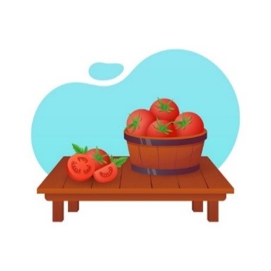 Are there any _______? - Yes, there are some on the table. A. shirts	B. tomatoes C. dolls	D. ties (ảnh 1)