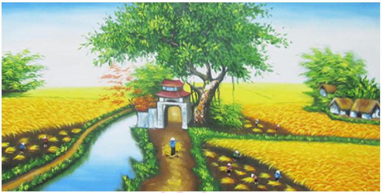 Câu nào dưới đây có sử dụng hình ảnh so sánh phù hợp với bức ảnh dưới đây: (ảnh 1)