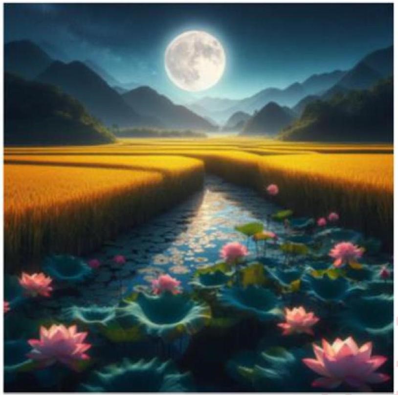 Câu nào dưới đây sử dụng biện pháp nhân hóa để mô tả bức tranh sau? (ảnh 1)