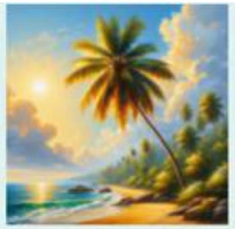 Câu nào dưới đây sử dụng biện pháp nhân hoá để mô tả bức tranh sau? (ảnh 1)