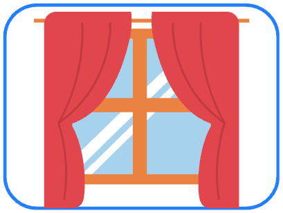 Look, read and circle. There is one example.    It’s a door.  	  It’s a window. (ảnh 1)