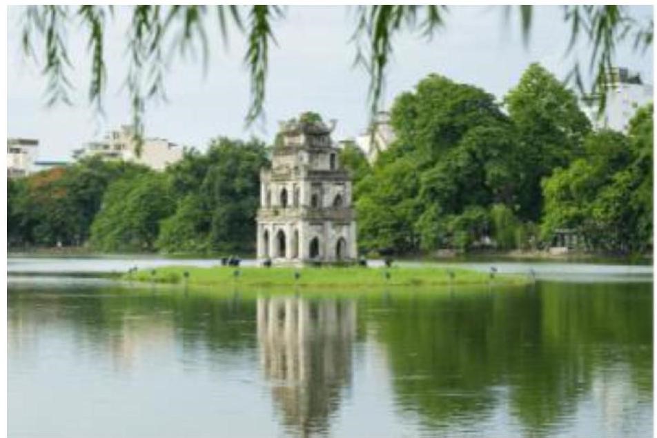 Câu ghép nào dưới đây thích hợp để mô tả bức ảnh sau? (ảnh 1)