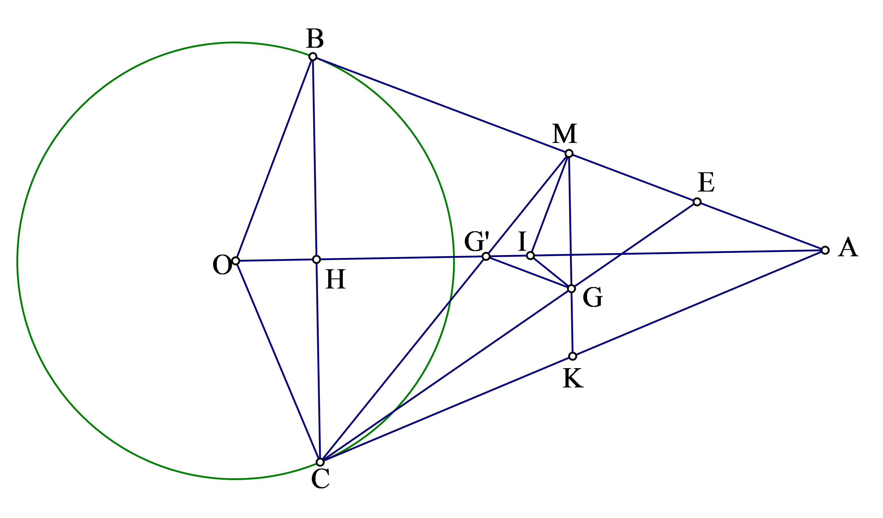 Cho đường tròn \(\left( {O;R} \right)\) và điểm \(A\ (ảnh 1)