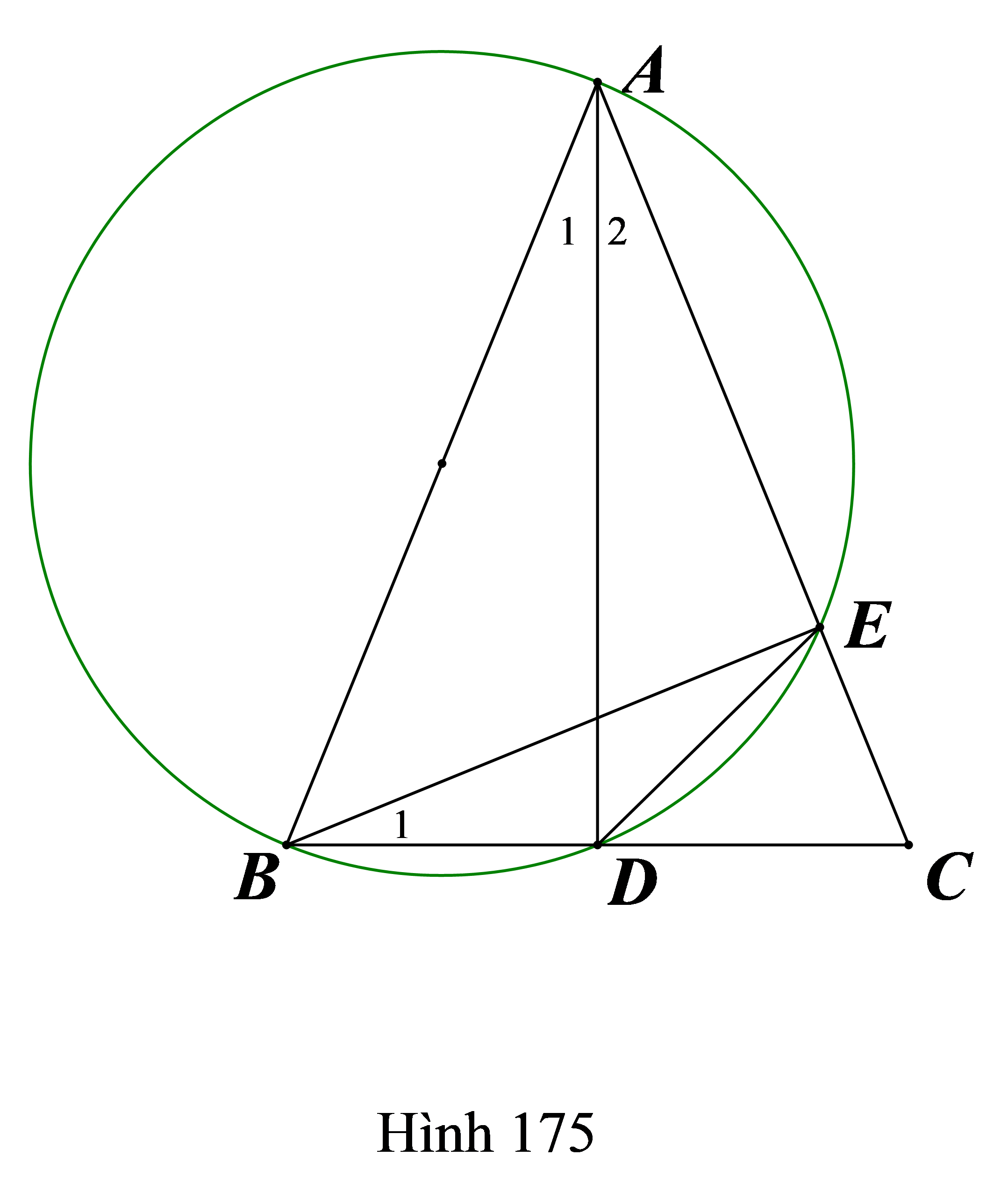 Cho tam gi&aacute;c ABC c&acirc;n tại A (ảnh 1)