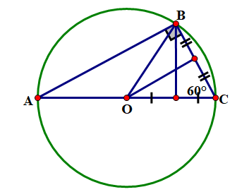 Cho tam gi&aacute;c ABC vu&ocirc;ng tại B c&oacute; \(\wideha (ảnh 1)