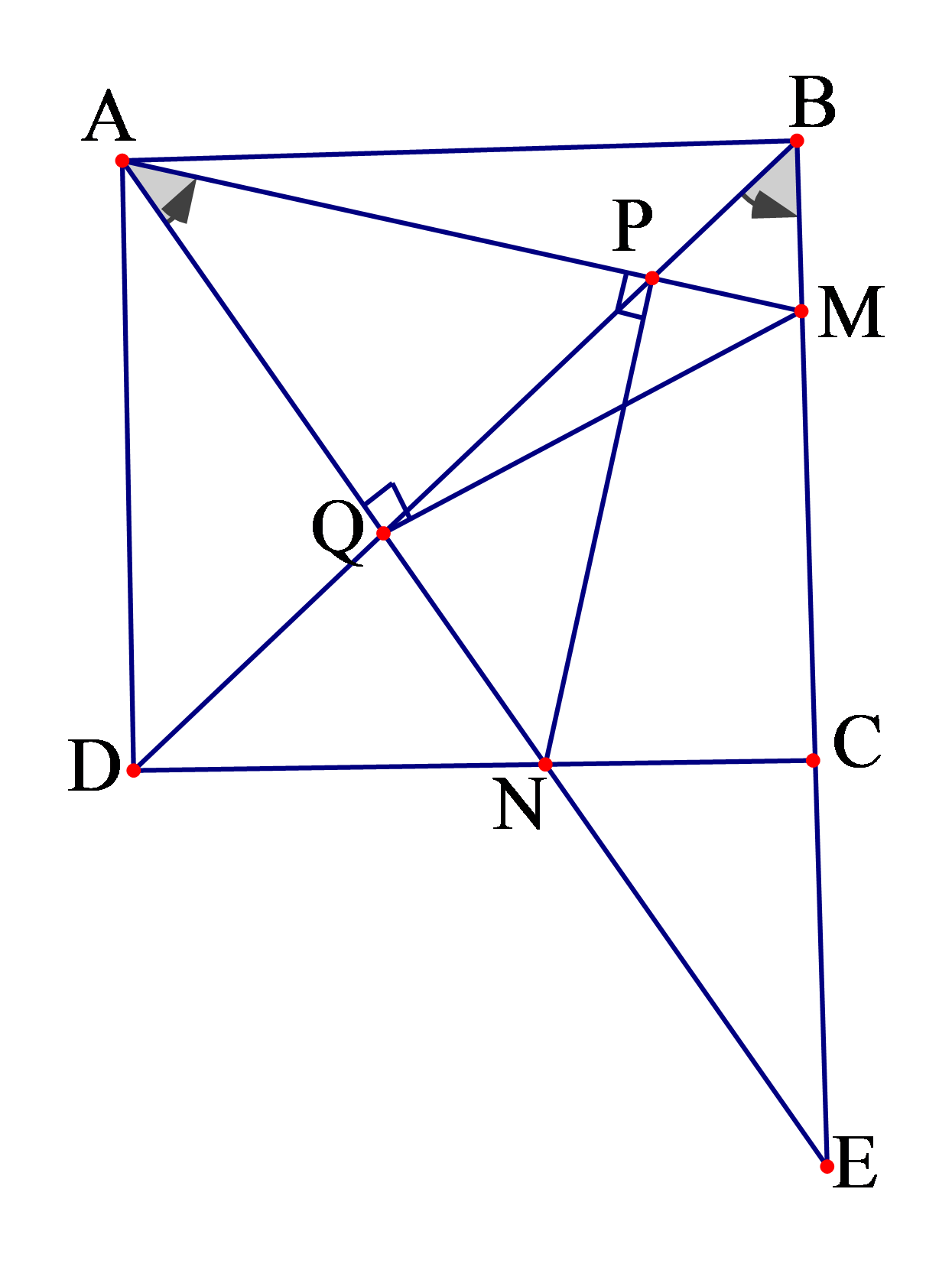 Tr&ecirc;n c&aacute;c cạnh \(BC,CD\) của h&igrave;n (ảnh 1)