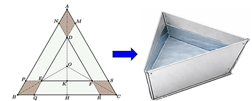 a) Đ&uacute;ng  Ta c&oacute; \(NP = QR = SM = AB - AN - BP = (ảnh 1)