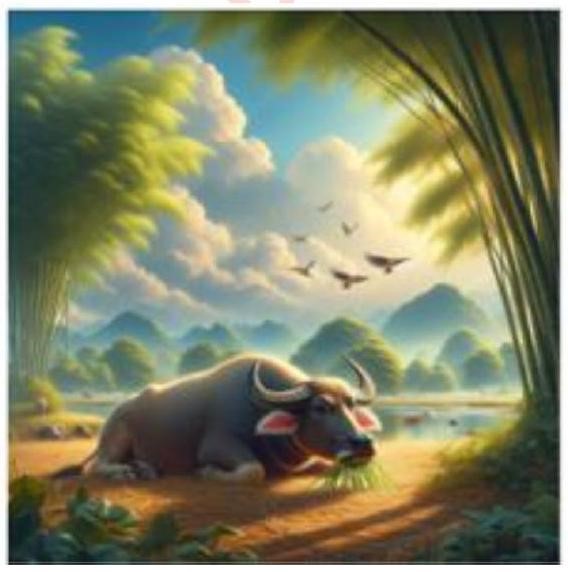 Câu nào dưới đây sử dụng biện pháp nhân hoá để mô tả hình ảnh sau? (ảnh 1)