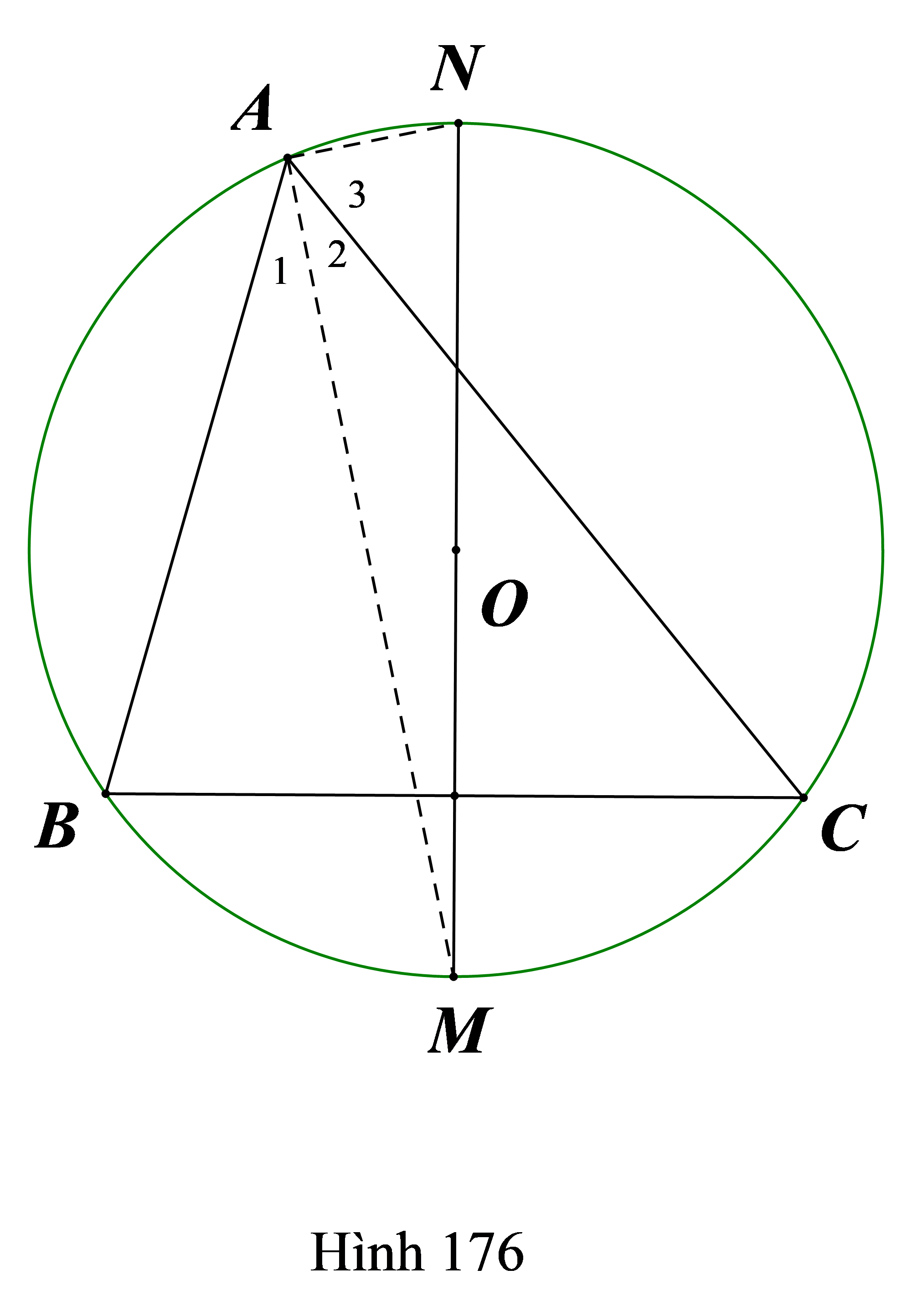 Cho tam giác \[ABC{\rm{ } (ảnh 1)