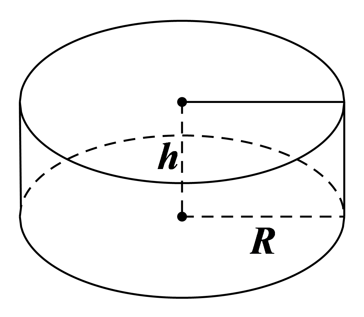 Một hộp phô mai gồm có 8 miếng, độ dày mỗi miếng là 2 cm. Nếu xếp chúng lại trên một đĩa thì tạo thành chiếc bánh hình trụ có đướng kính đáy bằng 10 cm. Hỏi mỗi miếng phô mai có thể tích bao nhiêu cm3 (lấy  = 3,14). (ảnh 2)