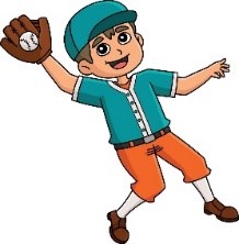 What is he good at? - He is good at _______ balls. A. throwing	B. catching	 C. hitting	D. kicking (ảnh 1)