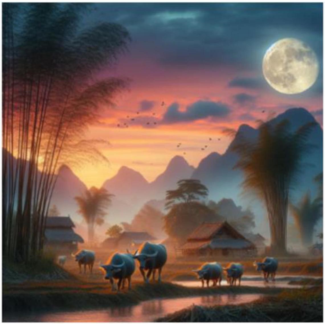 Câu nào dưới đây sử dụng biện pháp nhân hoá để mô tả hình ảnh sau? (ảnh 1)