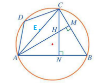 Cho tứ giác nội tiếp \(ABCD (ảnh 1)