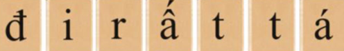 Đây là từ gì?   a/ tất bật		b/ đất cát		c/ đất đai		d/ trái đất (ảnh 1)