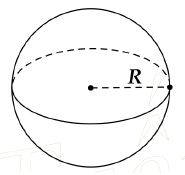 Một quả bóng bàn dạng một hình cầu có bán kính bằng 2 cm. Tính diện tích bề mặt của quả bóng bàn đó (lấy 3,14). (ảnh 2)