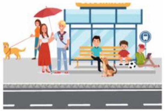 Đáp án nào dưới đây gồm các danh từ chỉ vật xuất hiện trong bức tranh sau?   a/ cây, sông, núi, mây, thùng rác		c/ chó, ô, ghế, đường, bóng b/ xô, chậu, lược, hoa, quả			d/ghế, bàn, dày, bát, đũa (ảnh 1)