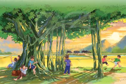 B&agrave;i 17: C&acirc;y đa qu&ecirc; hương trang 80 SGK Tiếng Việt lớp 4 | B&agrave;i tập 365