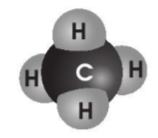 Cho m&ocirc; h&igrave;nh ph&acirc;n tử methane:Khối lượng ph&acirc;n tử của methane l&agrave;