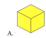Khối lập phương là hình: (ảnh 1)