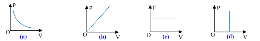 Đồ thị nào sau đây biểu diễn đúng định luật Boyle? (ảnh 1)