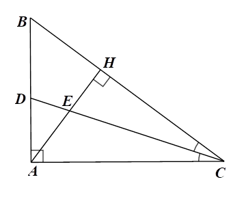 Cho tam giác ABC vuông tại A có AB = 6cm và AC = 8 cm. Kẻ đường cao AH a) Chứng minh  tam giác ABC đồng dạng tam giác HAB (ảnh 1)
