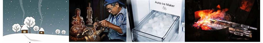 Trong các hiện tượng sau đây, hiện tượng nào không liên quan đến sự đông đặc? (ảnh 1)