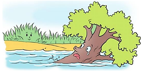 Đọc b&agrave;i đọc dưới đ&acirc;y v&agrave; trả lời c&acirc;u hỏi. C&Acirc;Y SỒI V&Agrave; C&Acirc;Y SẬY Trong khu rừng  nọ c&oacute; một c&acirc;y sồi cao lớn sừng sững đứng ngay b&ecirc;n bờ một