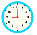 Trong thực tế, kim giờ và kim phút của đồng hồ vuông góc với nhau khi đồng hồ chỉ mấy giờ? 	 (ảnh 1)