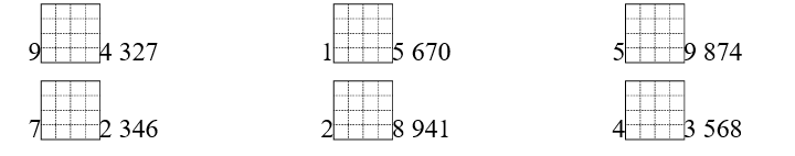 Điền số thích hợp vào ô trống để tạo thành số lớn nhất có thể sao cho các chữ số khác nhau. (ảnh 1)