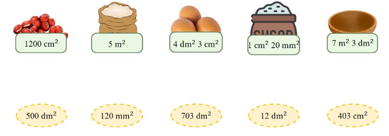 Hãy giúp mèo Đôrêmon thu thập nguyên liệu bằng cách nối các kết quả bằng nhau: (ảnh 1)