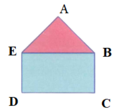 Hình vẽ bên có mấy cặp cạnh vuông góc với nhau? (ảnh 2)