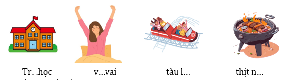 Điền vần ương, ươn và dấu thanh vào chỗ trống phù hợp. (ảnh 1)