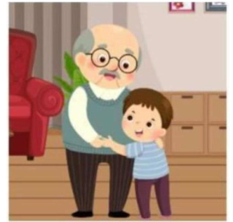 Ông của Khang vừa được ra viện, Khang rất lo lắng cho sức khoẻ của ông. (ảnh 1)