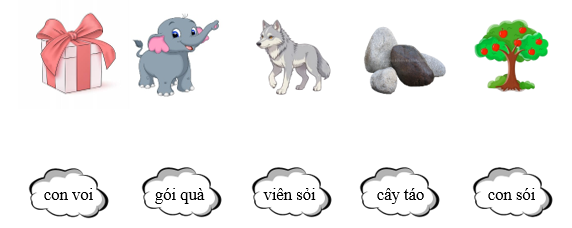 Nối ô chữ với hình: (ảnh 1)