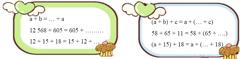 Điền số hoặc chữ thích hợp vào chỗ trống: (ảnh 1)