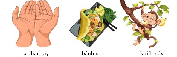 Điền vần oe hoặc eo và dấu thanh vào chỗ trống phù hợp: (ảnh 1)