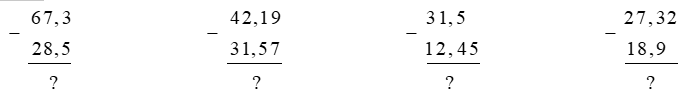 a) Tính 67,3 - 28,5 (ảnh 1)