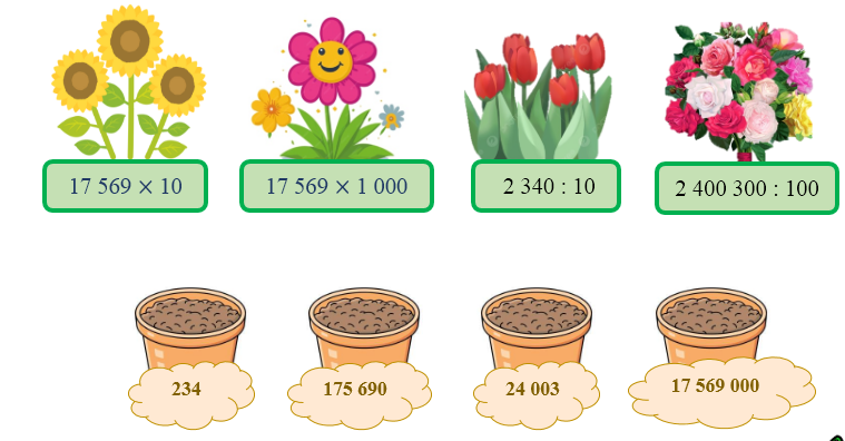 Nối mỗi phép tính với kết quả tương ứng (ảnh 1)