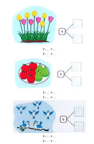  Bài tập cuối tuần Toán lớp 1 Kết nối tri thức Tuần 11 có đáp án (ảnh 1)