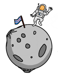 Một phi hành gia có khối lượng 80 kg khi đang mặc bộ đồ không gian. Gia tốc rơi tự do trên Mặt trăng bằng 16 trên Trái đất. Gia tốc rơi tự do trên trái đất là 9,8 m/s2. Trọng lượng (ảnh 1)