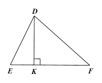 Cho tam giác ABC đồng dạng tam giác DEF theo tỉ số đồng dạng bằng  1/2 thì tỉ số hai đường cao tương ứng bằng (ảnh 2)
