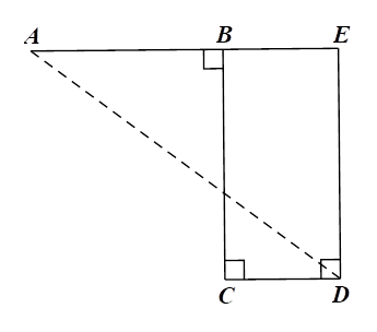 1) Một viên bi lăn từ vị trí A đến vị trí D theo đường gấp khúc ABCD hết 21 giây, biết rằng AB = 10cm, BC = 12cm, CD = 6cm (hình vẽ bên). Hỏi nếu viên bi đó lăn theo đoạn thẳng \(AD\) thì hết bao nhiêu giây (ảnh 2)