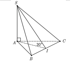 Cho hình chóp S.ABC có đáy là tam giác đều cạnh 2a (ảnh 1)