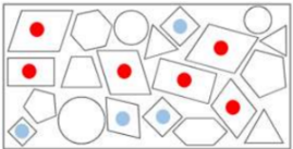 Tô màu đỏ đối với hình bình hành, tô màu xanh đối với hình thoi: (ảnh 2)