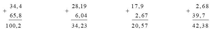 a) T&iacute;nh 34,4 + 65,8 (ảnh 2)