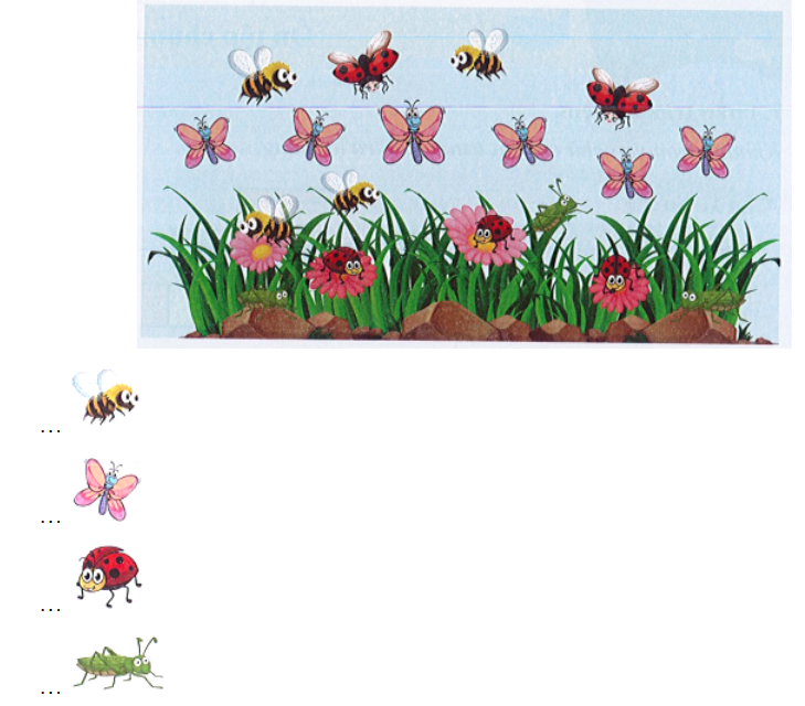  Bài tập cuối tuần Toán lớp 1 Kết nối tri thức Tuần 18 có đáp án (ảnh 1)