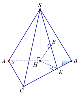 Cho hình chóp S.ABC có đáy là tam giác ABC vuông tại A (ảnh 1)