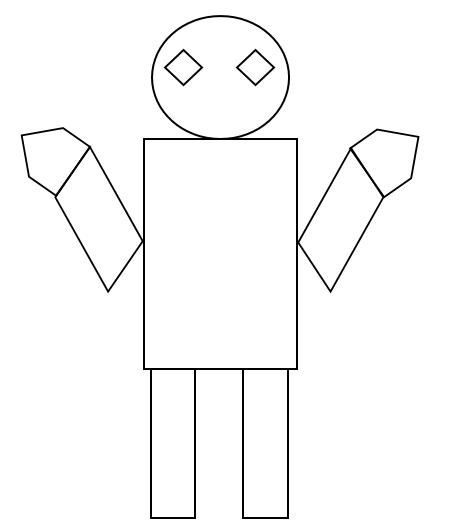 Tô màu đỏ vào hình thoi, màu tím vào hình bình hành. (ảnh 1)